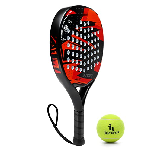 IANONI Carbon Fiber Padel Tennis Racquet (RED)