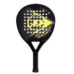 Dunlop Rocket Ultra Padel Racket, Black/Yellow