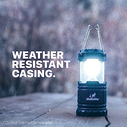 MalloMe Portable LED Camp Lanterns (4 Pack)