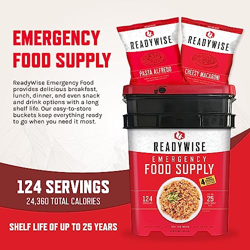 ReadyWise 124 Serving Ultimate Preparedness Pack, 25 Year Shelf Life