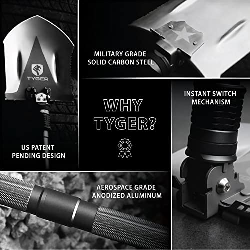 TYGER Multifunction Shovel for Survival and Camping