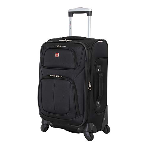 SwissGear Sion Expandable Roller Luggage (Black, 21-Inch)
