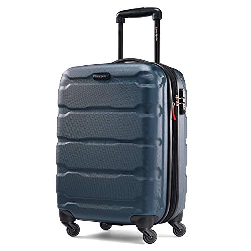 Samsonite Omni PC Hardside Expandable Luggage with Spinner Wheels, Carry-On 20-Inch, Teal