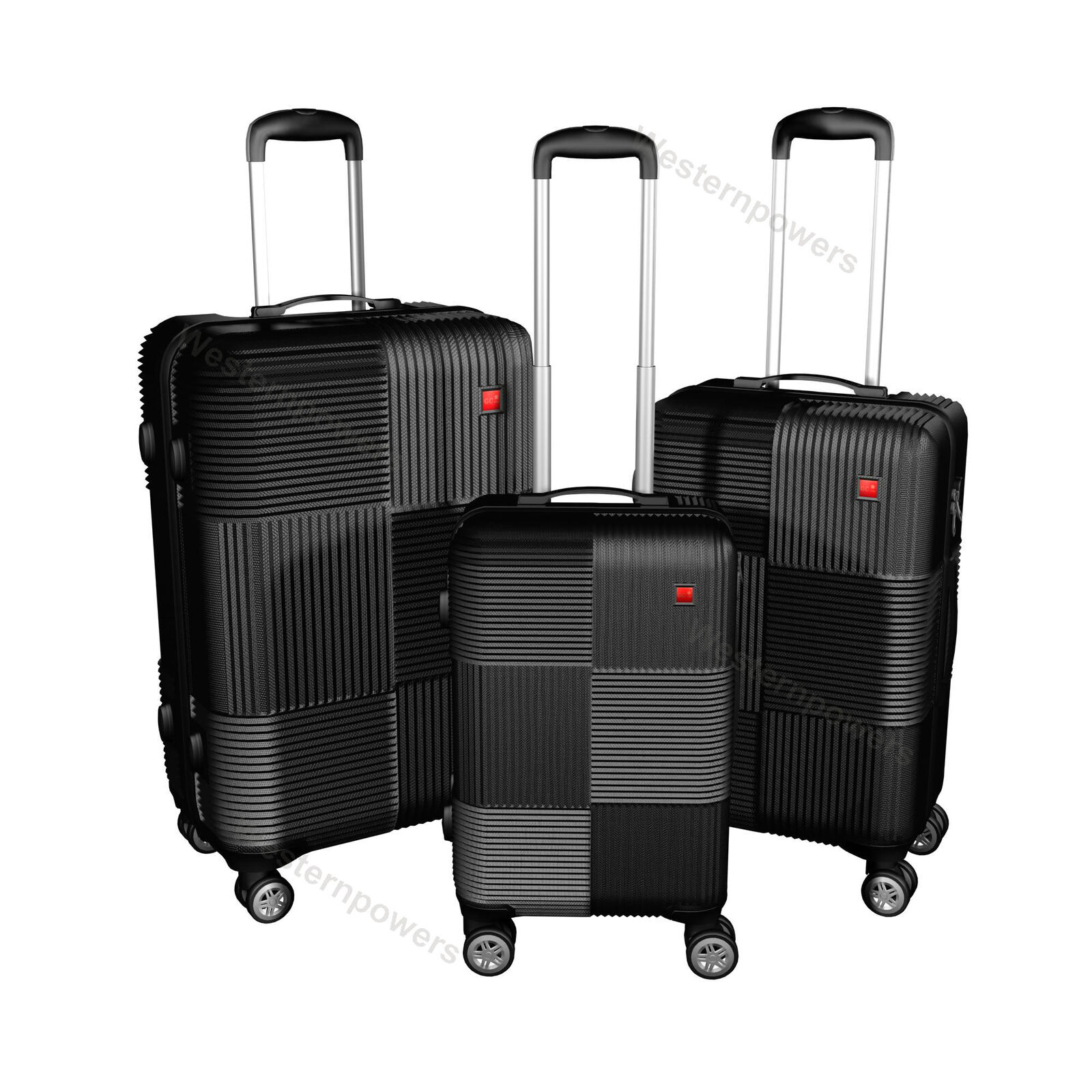 Spinner Wheels Hardside Luggage Set - 3-Piece Lightweight