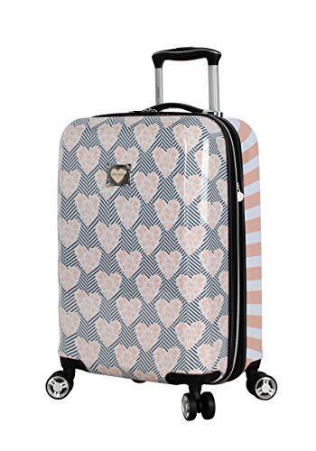 Betsey Johnson Hardside Carry-On Suitcase, 20" Spinner
