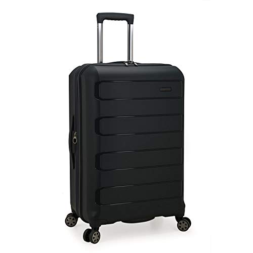 Pagosa Expandable Spinner Luggage, Black, Checked-Medium 26-Inch