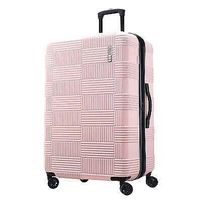 American Tourister 31" Hardside Checked Spinner Suitcase - Flamingo Pink