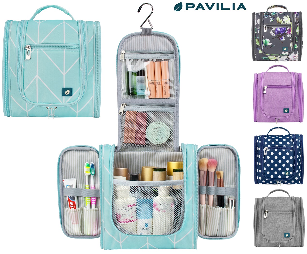 Hanging Toiletry Organizer for Travel Luggage