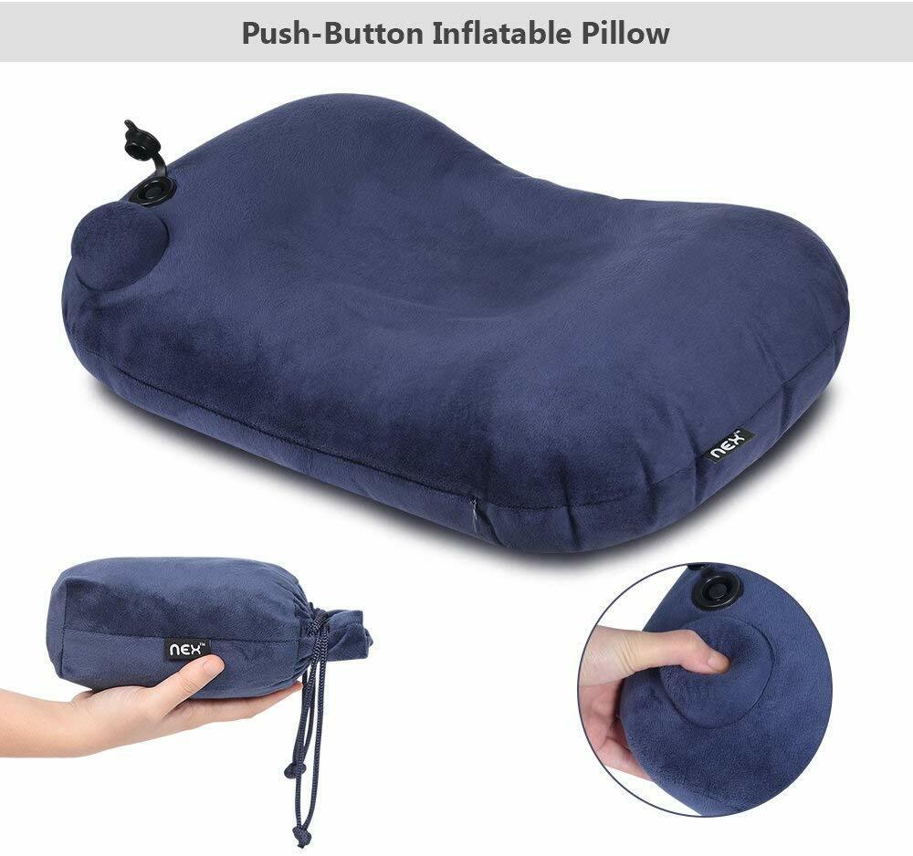Portable Inflatable Air Pillow for Travel and Camping