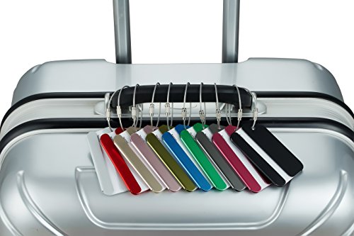 Travelambo Luggage & Bag Tags, Stainless Steel Aluminum