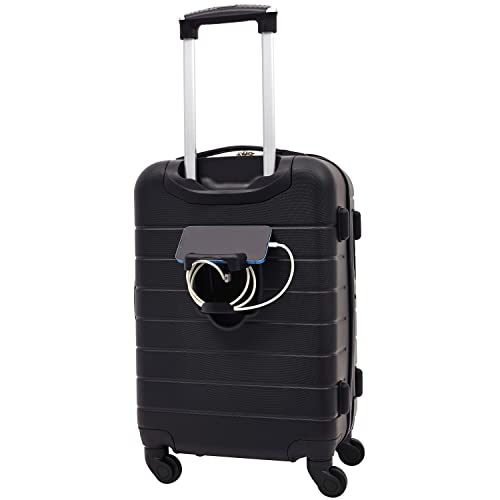 Wrangler Smart Luggage Set, Black, 2 Piece