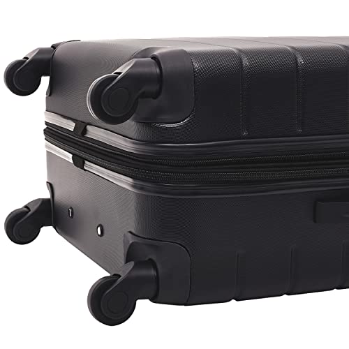 Wrangler Smart Luggage Set, Black, 2 Piece
