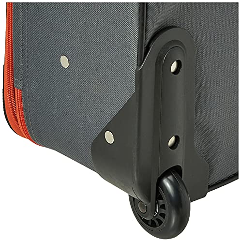 Fashion Charcoal Softside Upright Luggage Set - 2-Piece