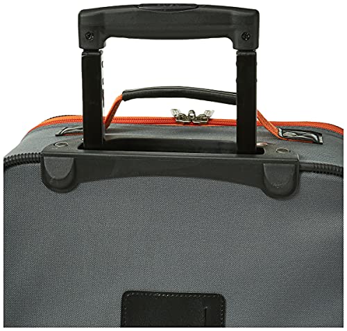 Fashion Charcoal Softside Upright Luggage Set - 2-Piece