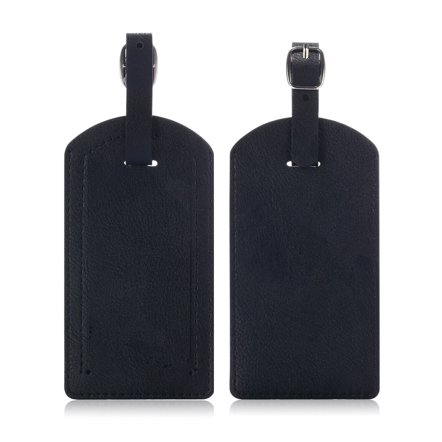 Luxury Leather Luggage Tags (2 Pcs)