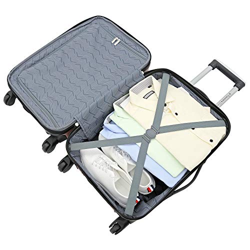 Chicago Hardside Spinner Luggage Set, Rose Gold