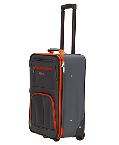 Rockland Charcoal Expandable Upright Luggage Set (4-Piece)