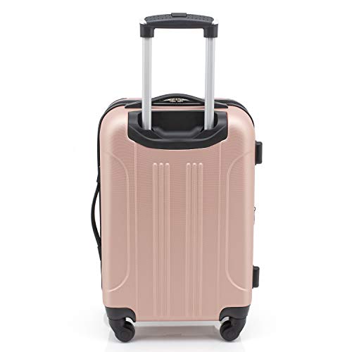 Chicago Hardside Spinner Luggage Set, Rose Gold
