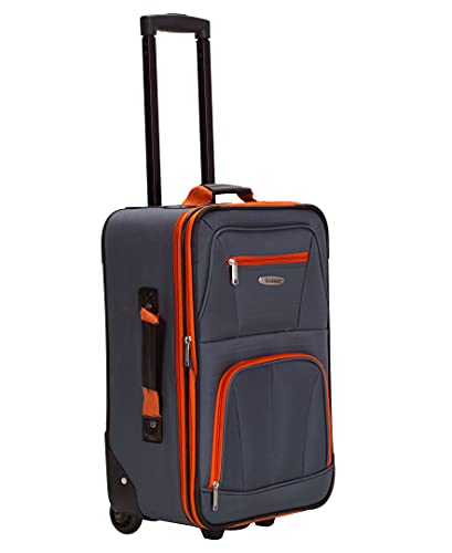 Rockland Charcoal Expandable Upright Luggage Set (4-Piece)