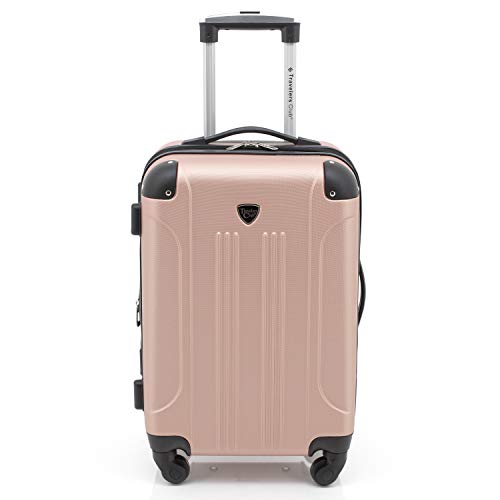 Chicago Hardside Spinner Luggage Set, Rose Gold