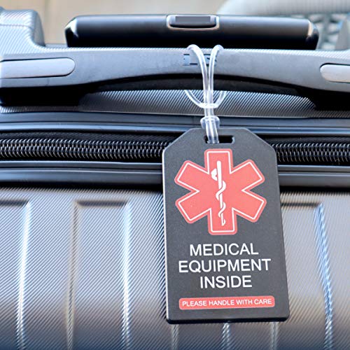2 Pack - Heavy Duty CPAP/BIPAP Luggage Tags