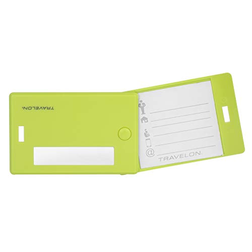 Travelon Lime Swivel Luggage Tags - Set of 2