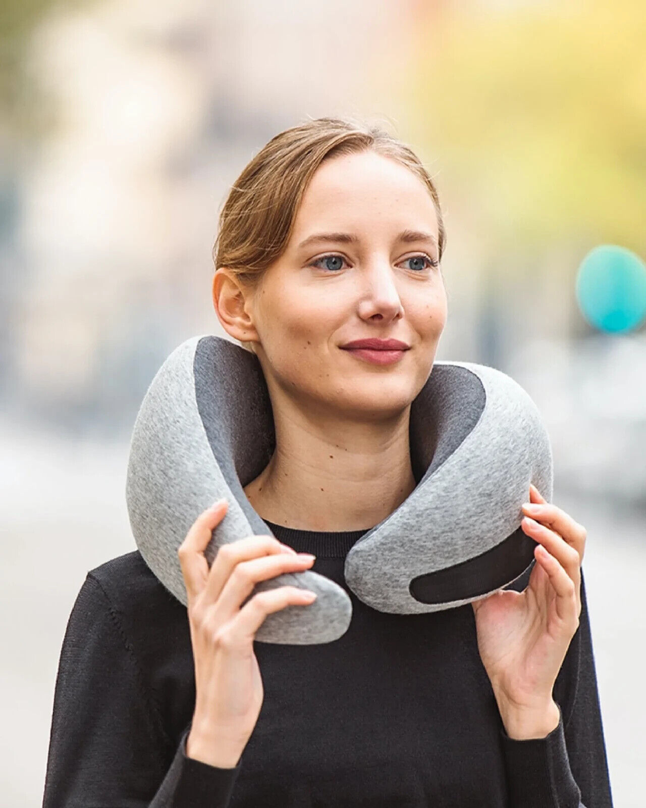 Max Comfort Memory Foam Travel Neck Pillow