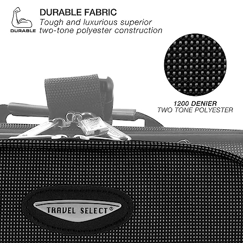 Amsterdam Expandable Rolling Upright Luggage, 29-Inch, Orange