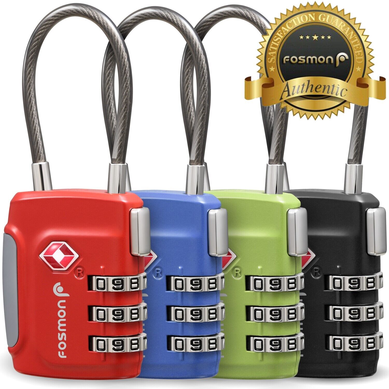 TSA Approved 3-Digit Travel Luggage Padlock