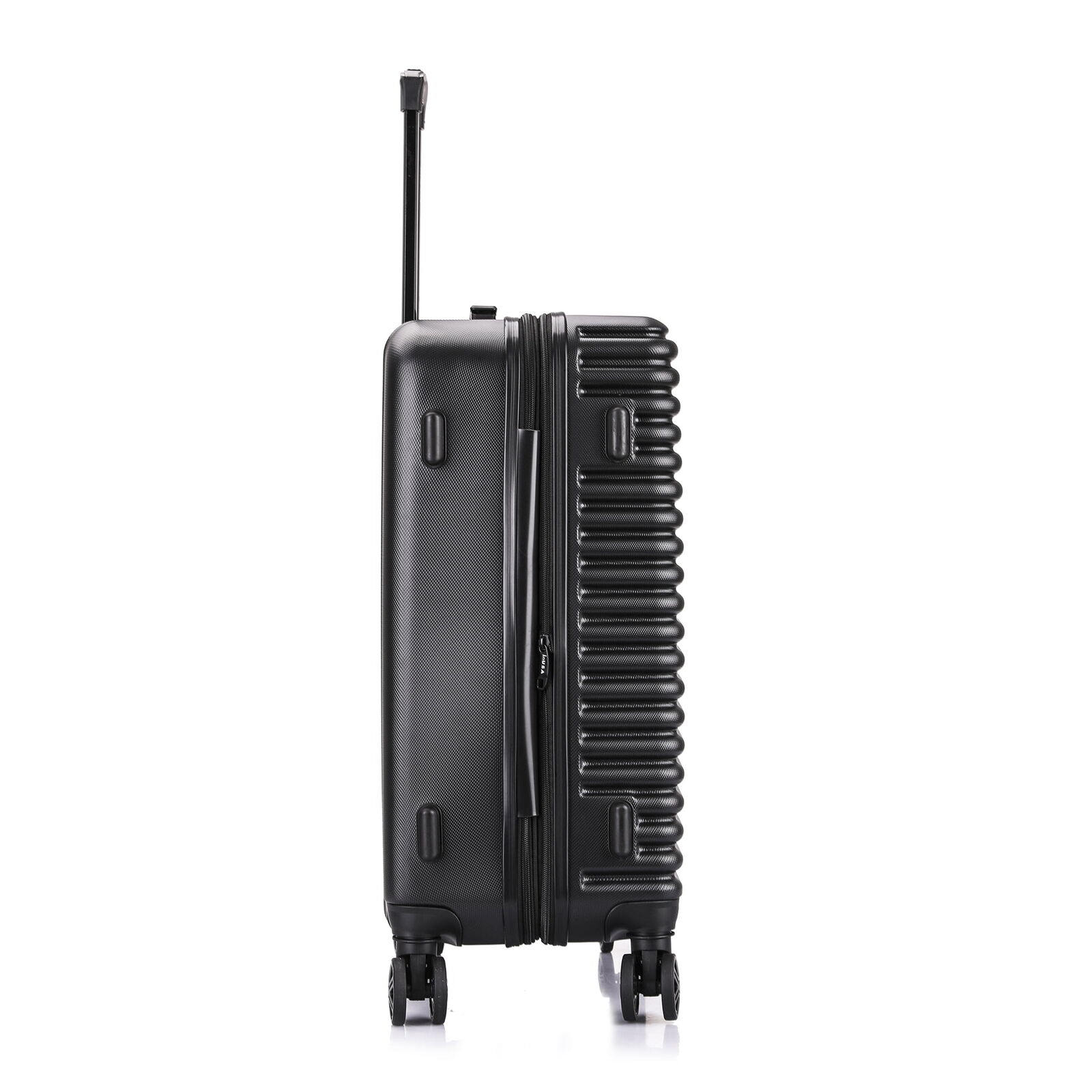 Medium Checked Luggage Hardside W/ Ergonomic Handles Spinner Wheels Business New