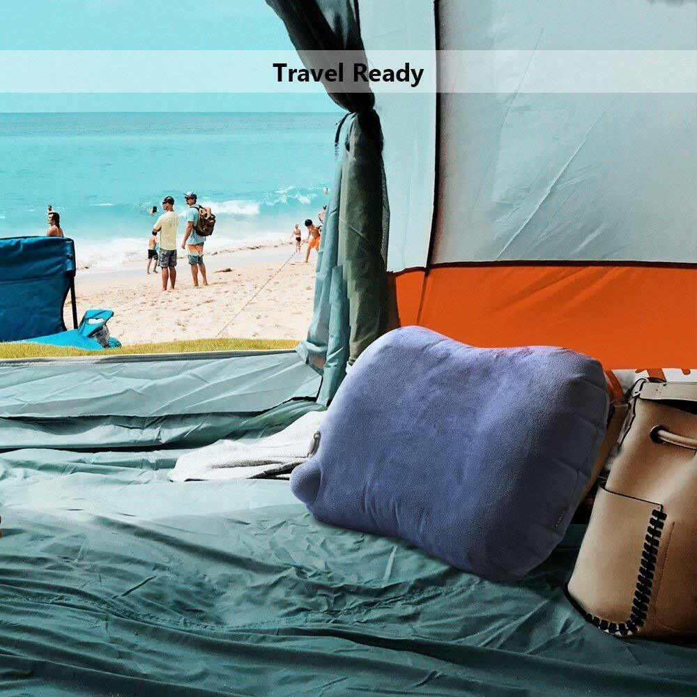 Portable Inflatable Air Pillow for Travel and Camping