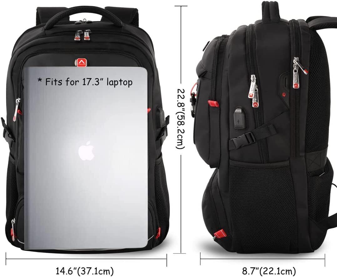 Waterproof 50L Business Travel Backpack - 17.3" Laptop