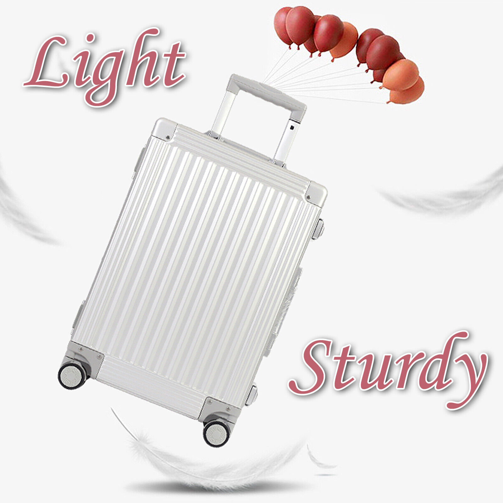 DOMINOX Aluminum Carry On & Checked Luggage