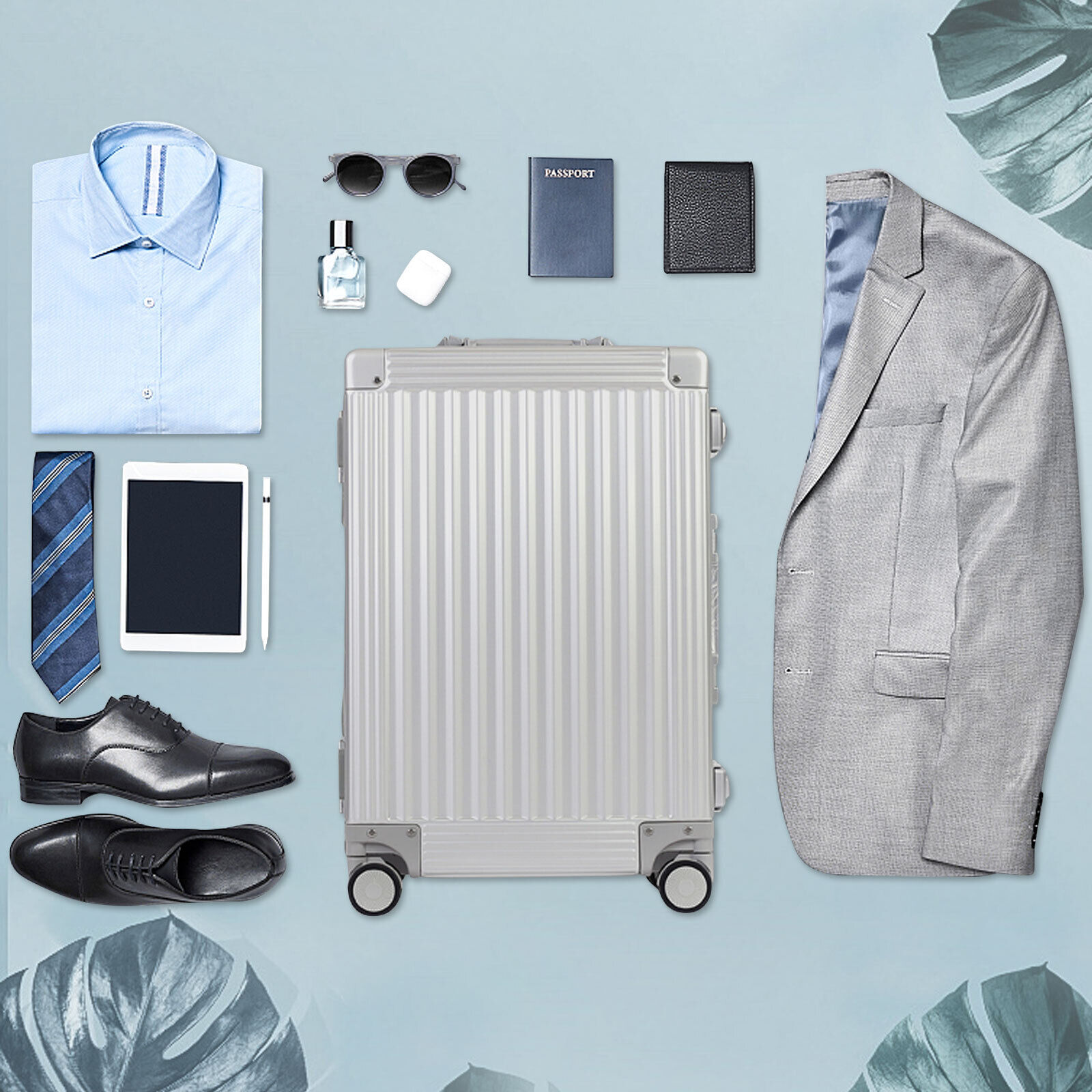 DOMINOX Aluminum Carry On & Checked Luggage