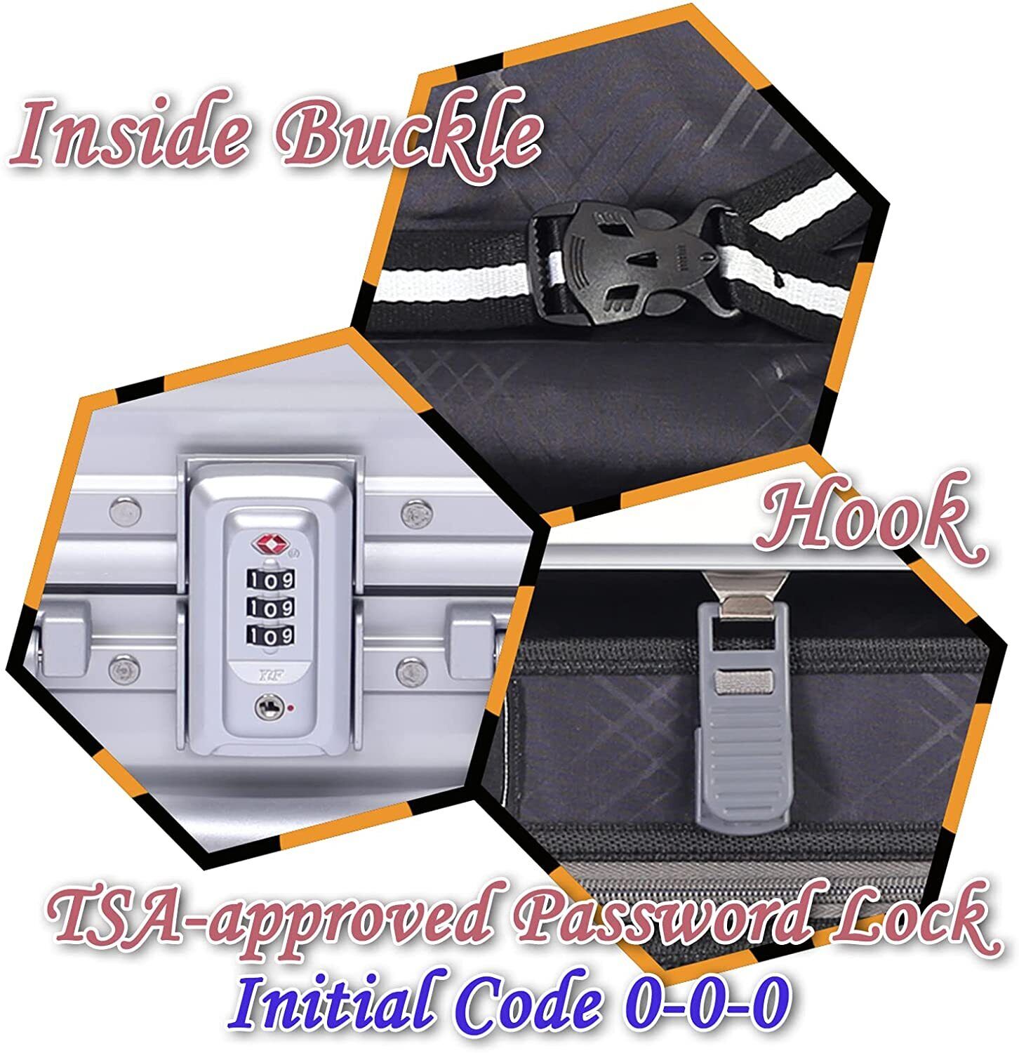 DOMINOX Aluminum Carry On & Checked Luggage