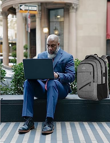 MATEIN TSA Approved Laptop Backpack, 17 Inch Grey