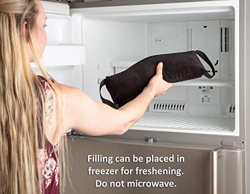 Bucky Baxter Ergonomic & Supportive Adjustable Lumbar Pillow, Black, One Size,Cotton