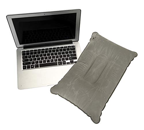 Aircee 3 Pieces Inflatable Travel Pillow for Camping, Fabric ,Home Office Sleeping, Head Neck Lumbar Support, Ultralight Portable Compact and Soft, Airplane Backpacking Trip Pillow