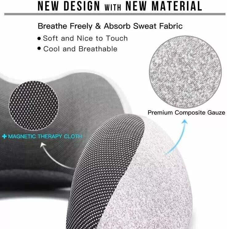 Memory Foam U-Shaped Travel Pillow Neck Support Head Rest Car Plane Soft Cushion