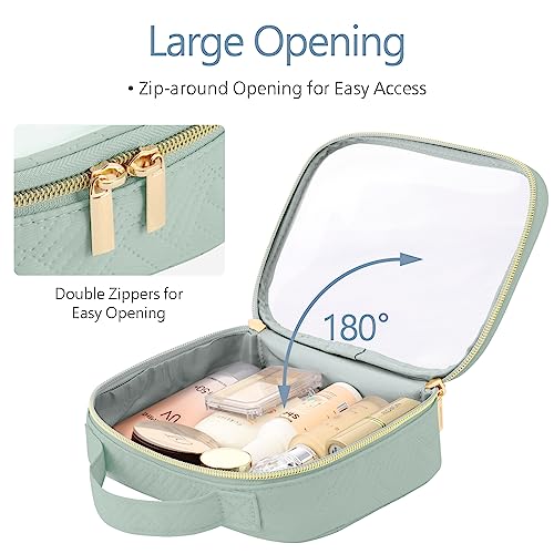 2-Pack Clear Toiletry Bags: TSA Approved, Large Opening