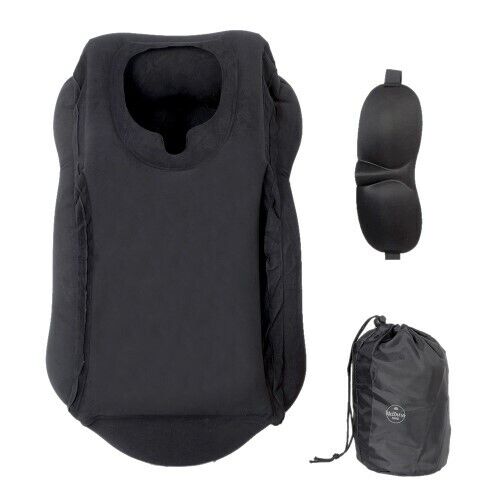Inflatable Air Travel Pillow for Neck and Head