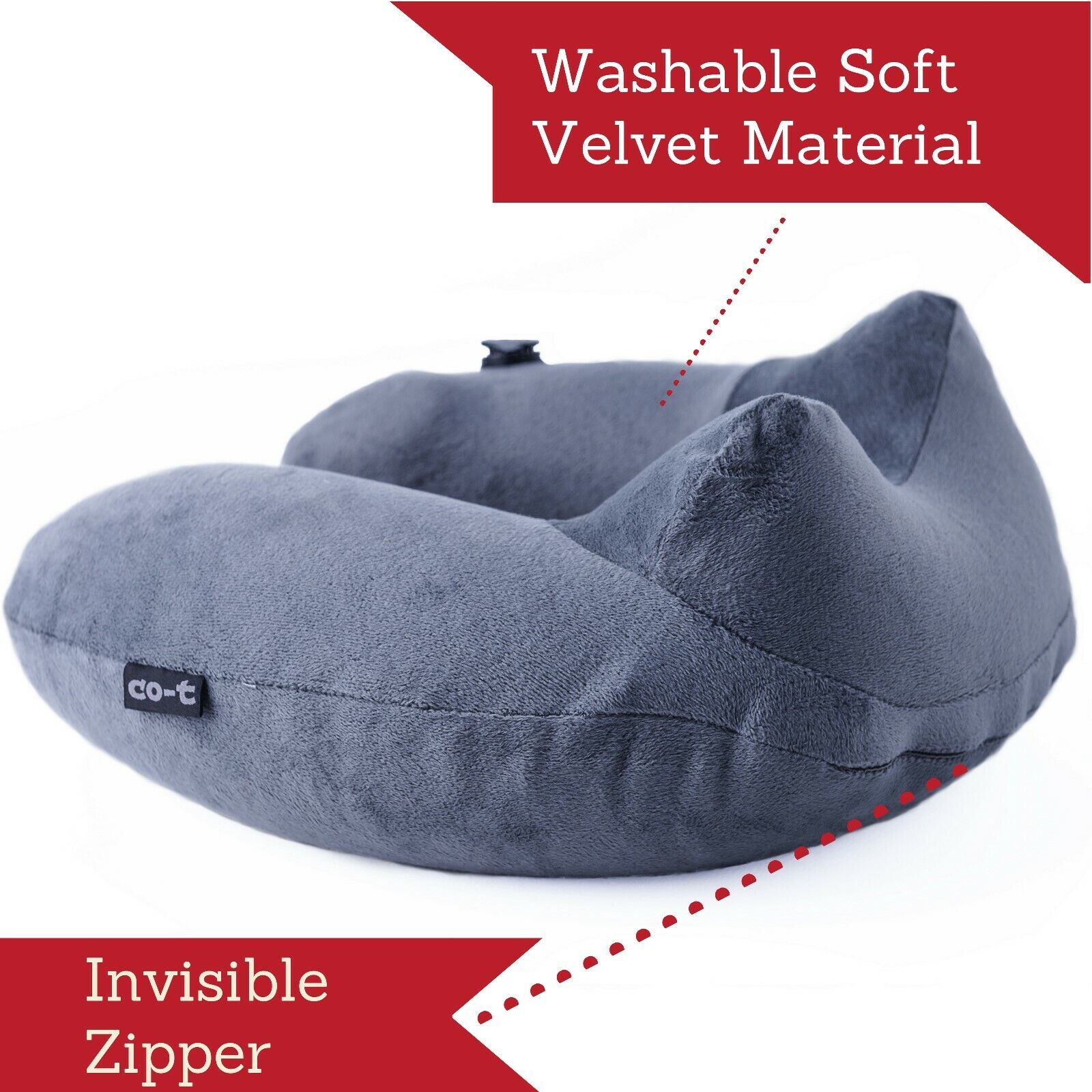 Airplane Inflatable Travel Pillow Set - Neck Pillow