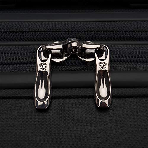 Pagosa Expandable Spinner Luggage, Black, Checked-Medium 26-Inch