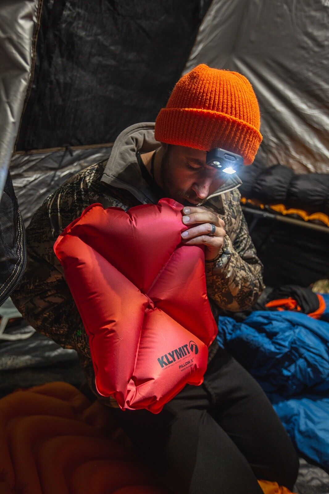 Klymit Pillow X - Lightweight Camping Travel Pillow