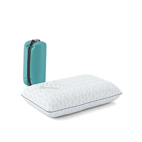 Vaverto Compressible Memory Foam Travel Pillow