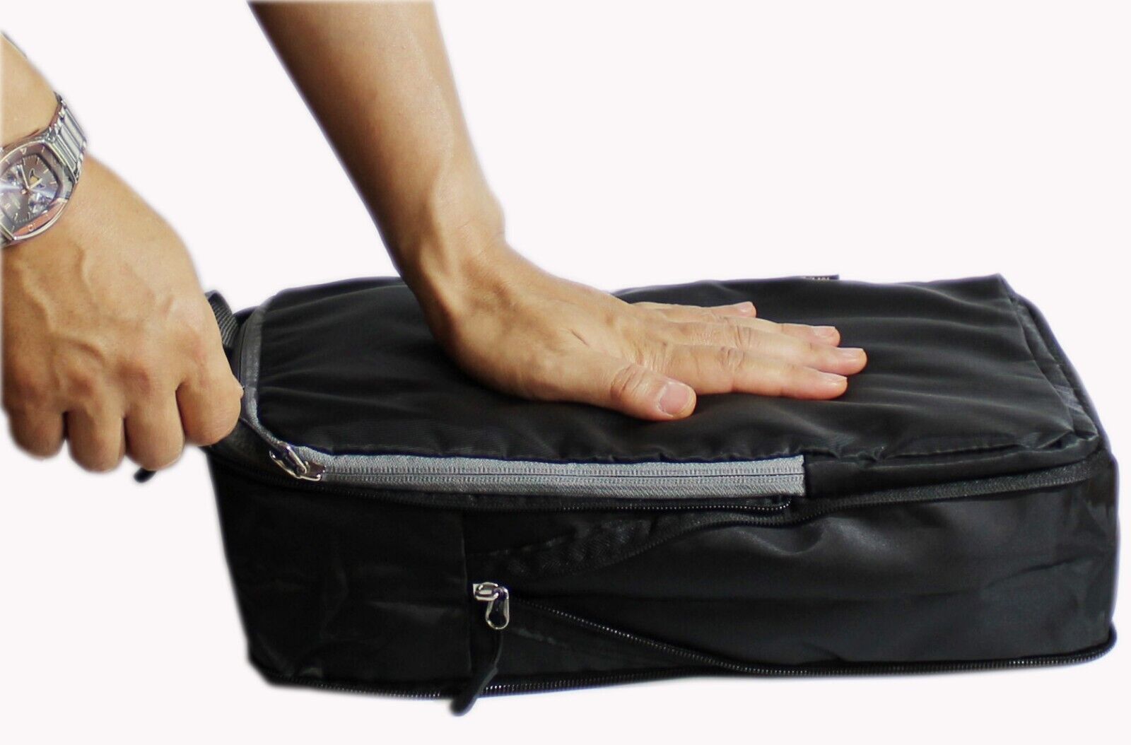 Compression Packing Cubes- 6 Set Travel Expandable Packing Oranizers Lightweight