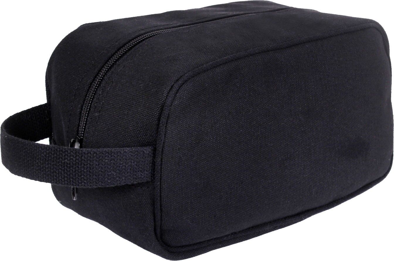 Compact Tactical Toiletry Bag: Canvas Case, Portable & Organized