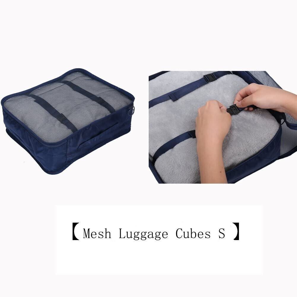 Travel Storage Bags - 6Pcs Packing Cubes Organizer