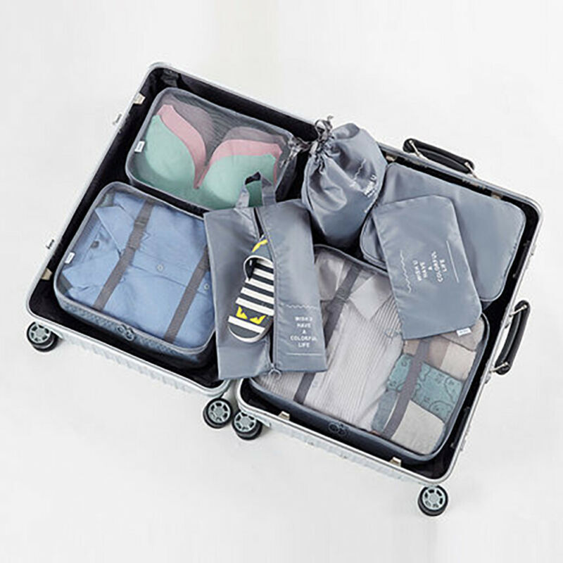 Travel Luggage Organiser Set - 8PCS Storage Bags