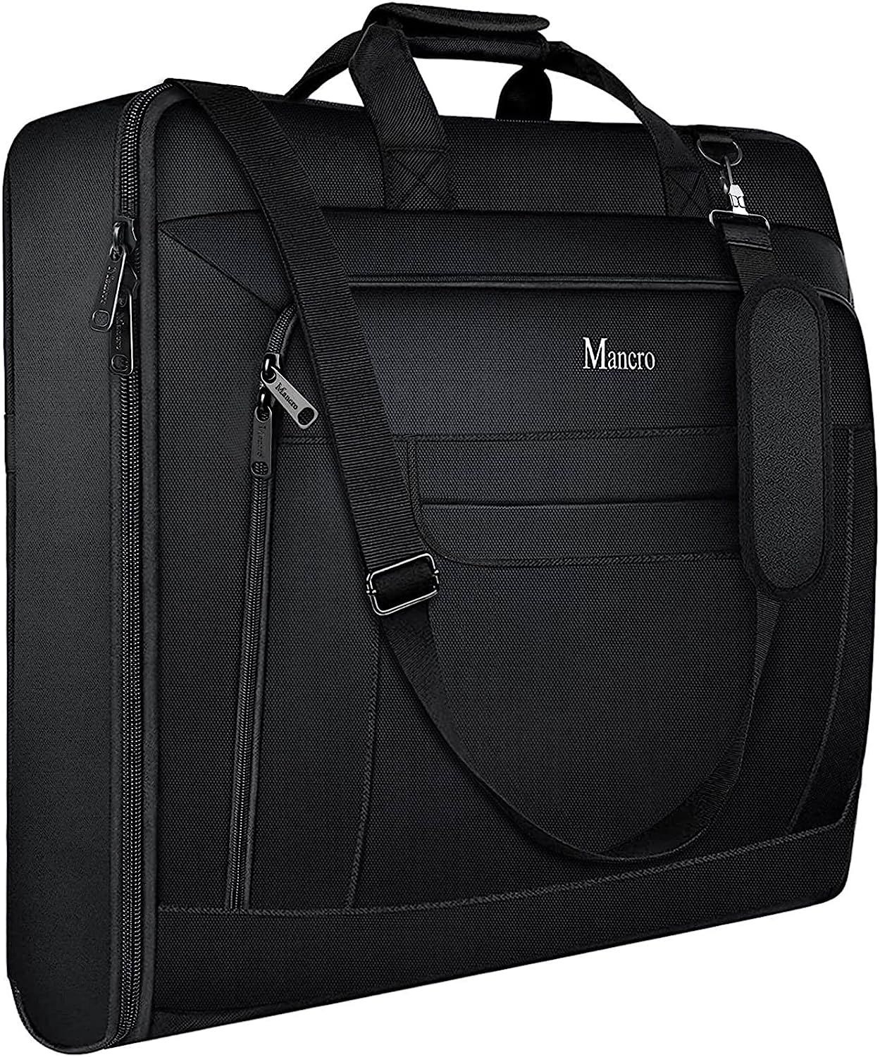 Garment Bags for Travel, Large Suit Travel Bag Men Women XX-Large, Black